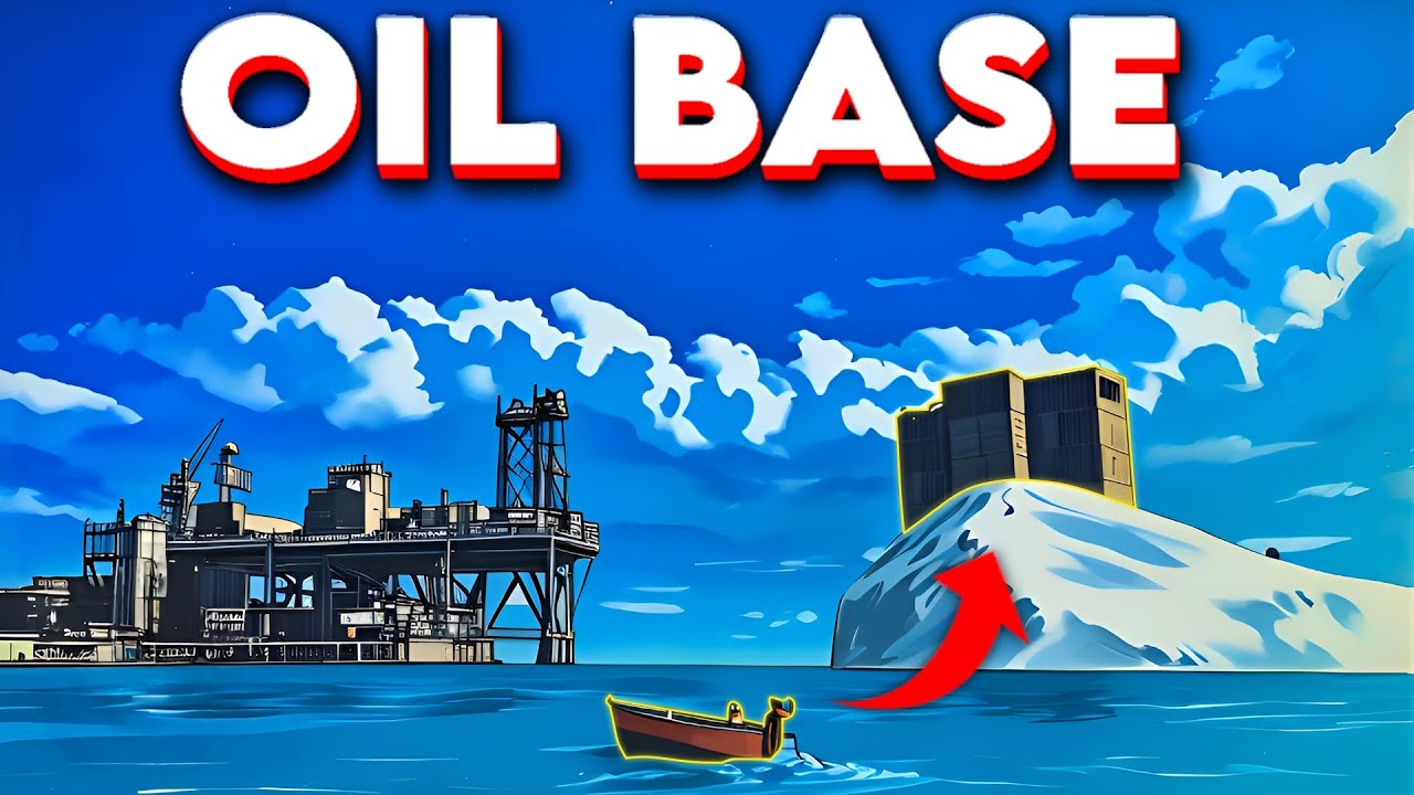 I LIVED On An ISLAND Next to OIL RIG - FALLEN SURVIVAL....