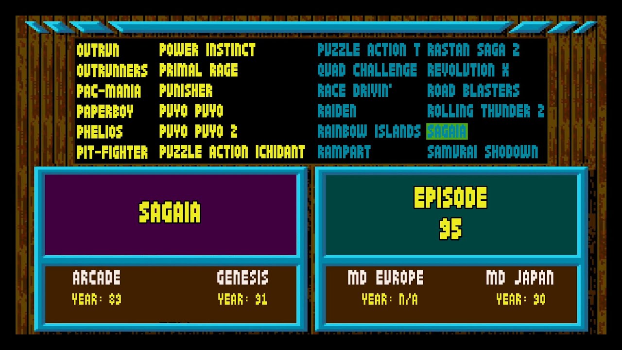 Arcade Games Vs Sega Genesis - Sagaia