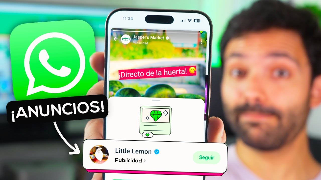WhatsApp CON ANUNCIOS 🫣 Nueva actualizacion de WhatsApp 2025
