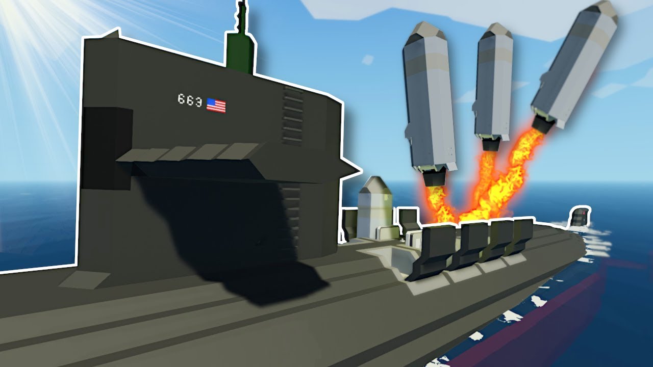 NUCLEAR SUBMARINE MISSILE FAILURE! - Stormworks Multiplayer Gameplay - Submarine Survival