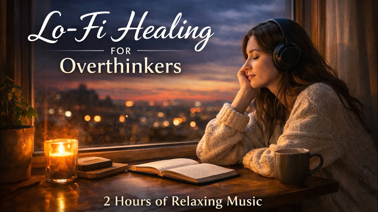 Lo-Fi for Overthinkers – 2 Hour Deep Focus & Anxiety Relief Mix 🌙 Calm Thoughts, Study, Sleep