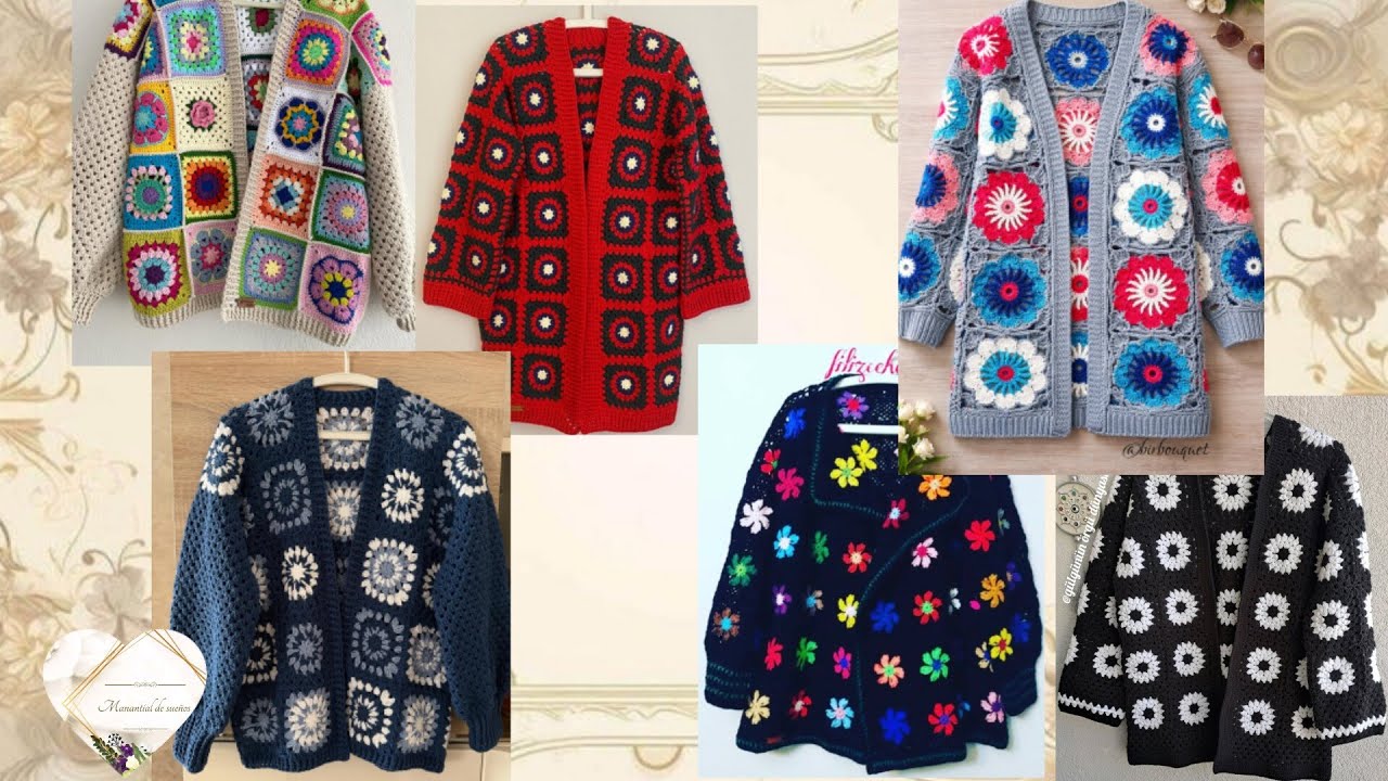 Abrigos Multicolores/Crochet 