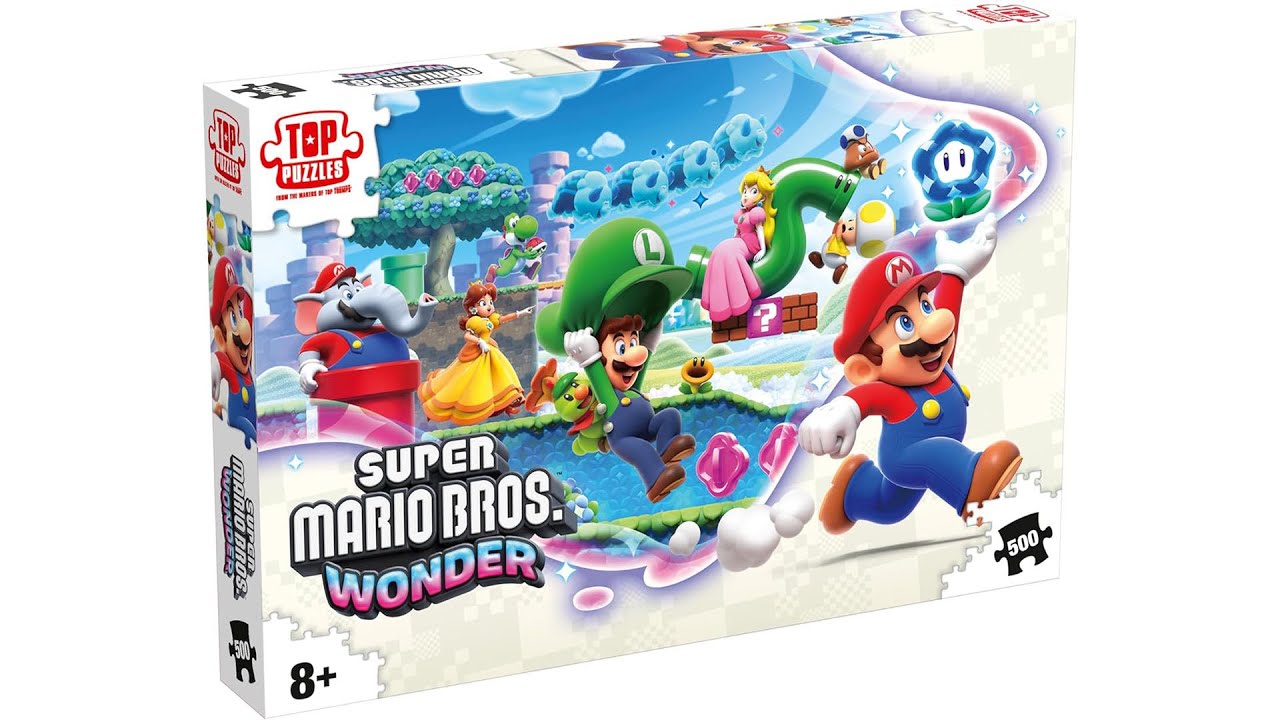 Super Mario Wonder (Top Trumps WM04799 ML1) #supermariowonder #puzzle #timelapse #cozy
