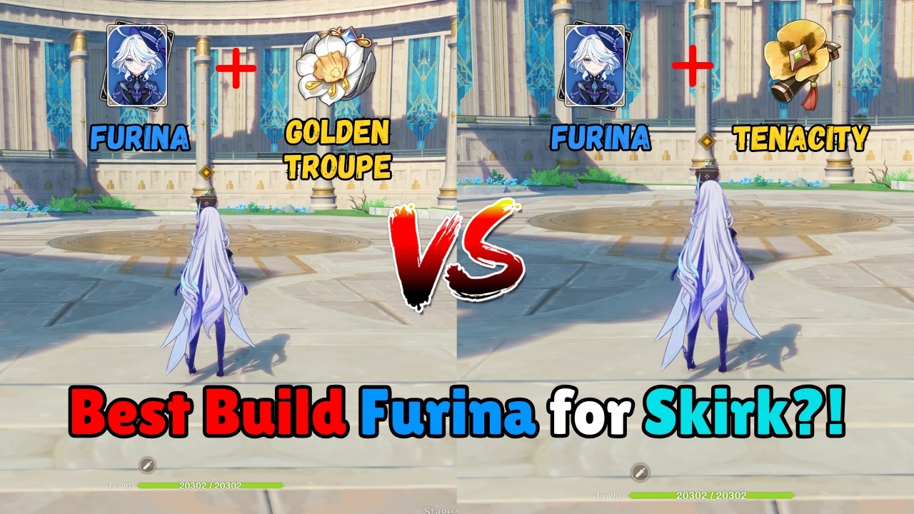 Skirk WITH Furina Golden Troupe vs Tenacity!! Which is BETTER? | Genshin Impact