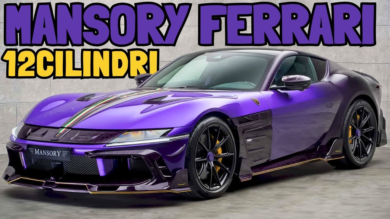 Ferrari 12Cilindri получает больше мощности, улучшенную выхлопную систему и спорный дизайн Mansory