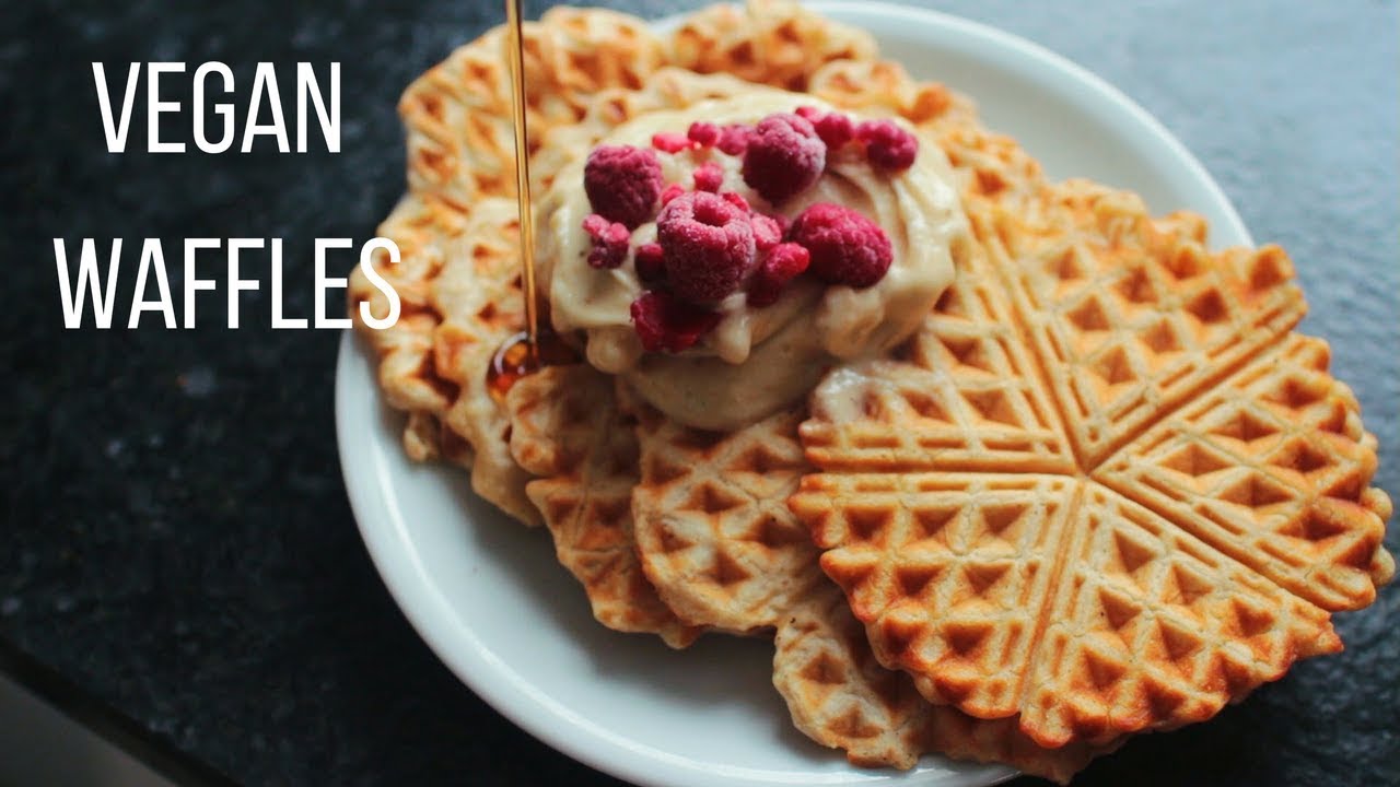 Vegan Waffle Recipe // Mina Rome