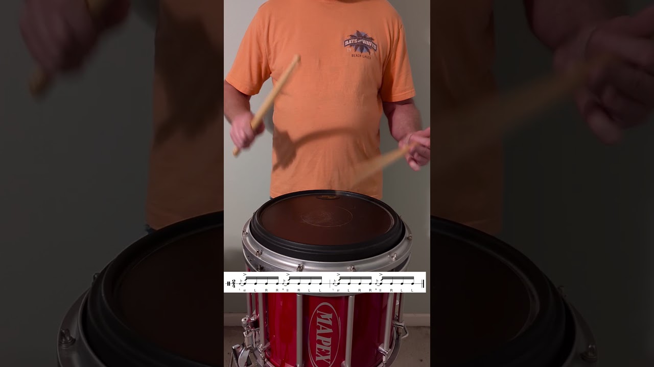 Cheese Paradiddle #drums #drumming #rudiments