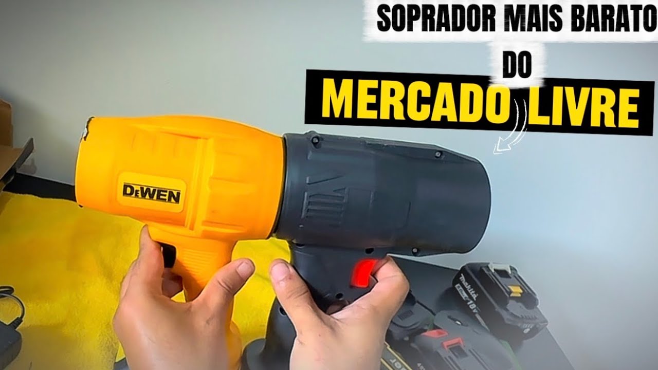 Soprador Mais Barato do MERCADO LIVRE Soprador de Folhas Turbo 2 Bateria