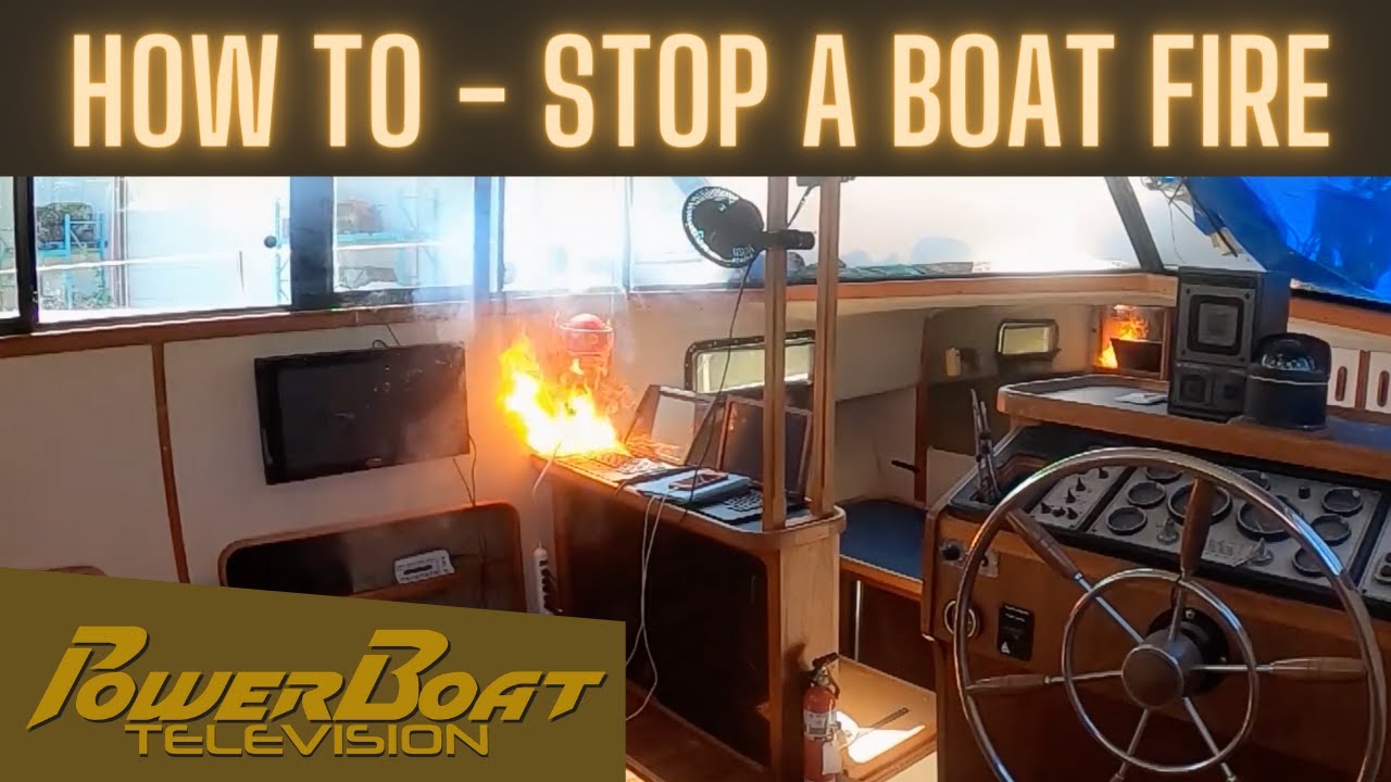 Reduce the chances of an electrical fire getting out of control on your boat! | My Boat DIY