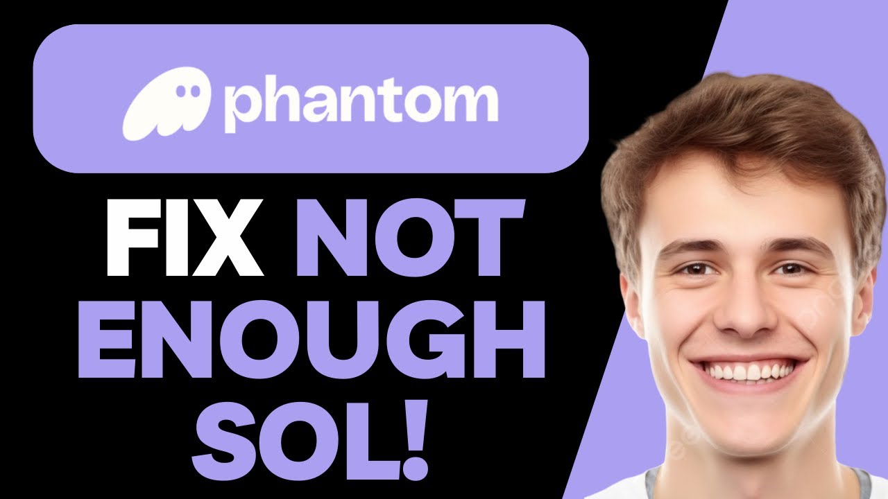 How to Fix Not Enough SOL on Phantom Wallet &ndash; *ONLY WORKING WAY IN 2025*