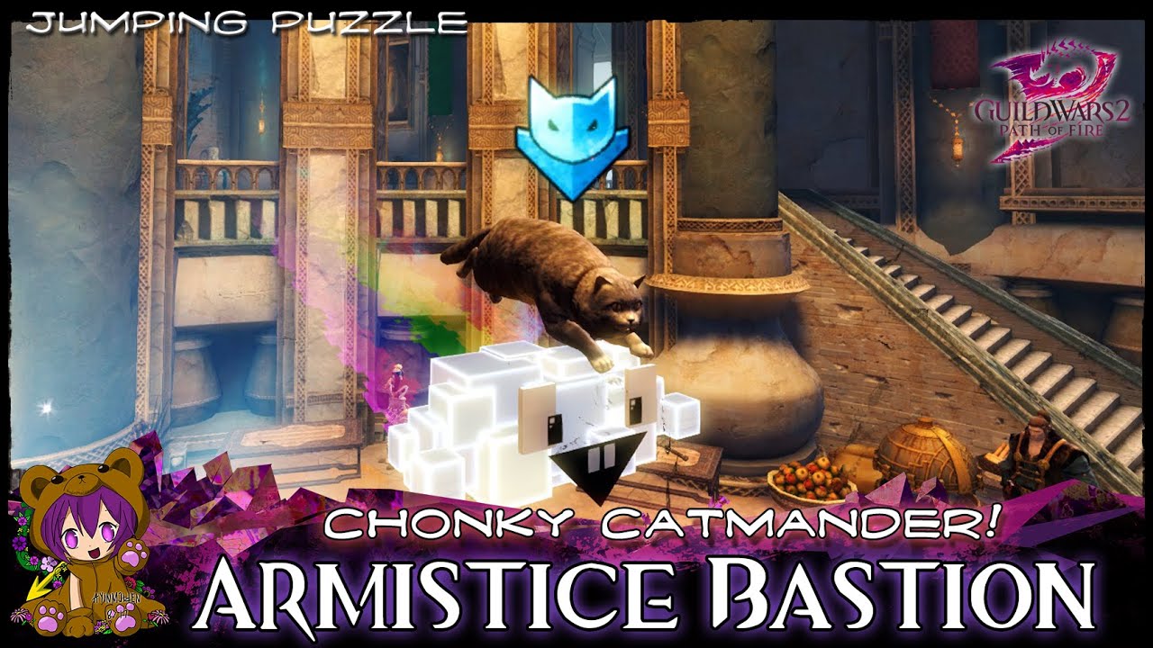 GW2 Armistice Bastion Jumping Puzzle with Chonky Catmander!