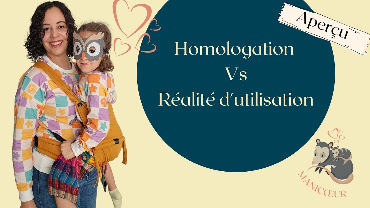Homologation vs Réalité : la norme de sécurité ne fait pas la physiologie - porte-bébé 2.5kg à 15kg