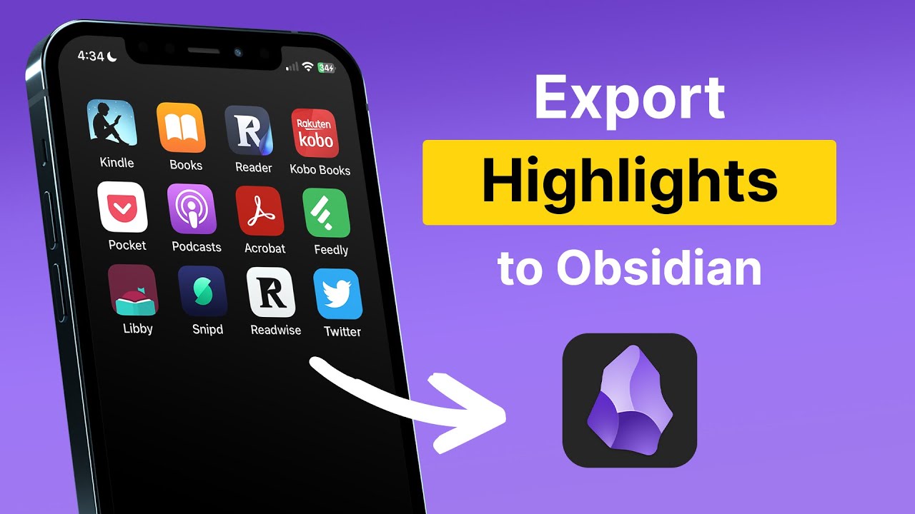 Как экспортировать ваши лучшие моменты в Obsidian