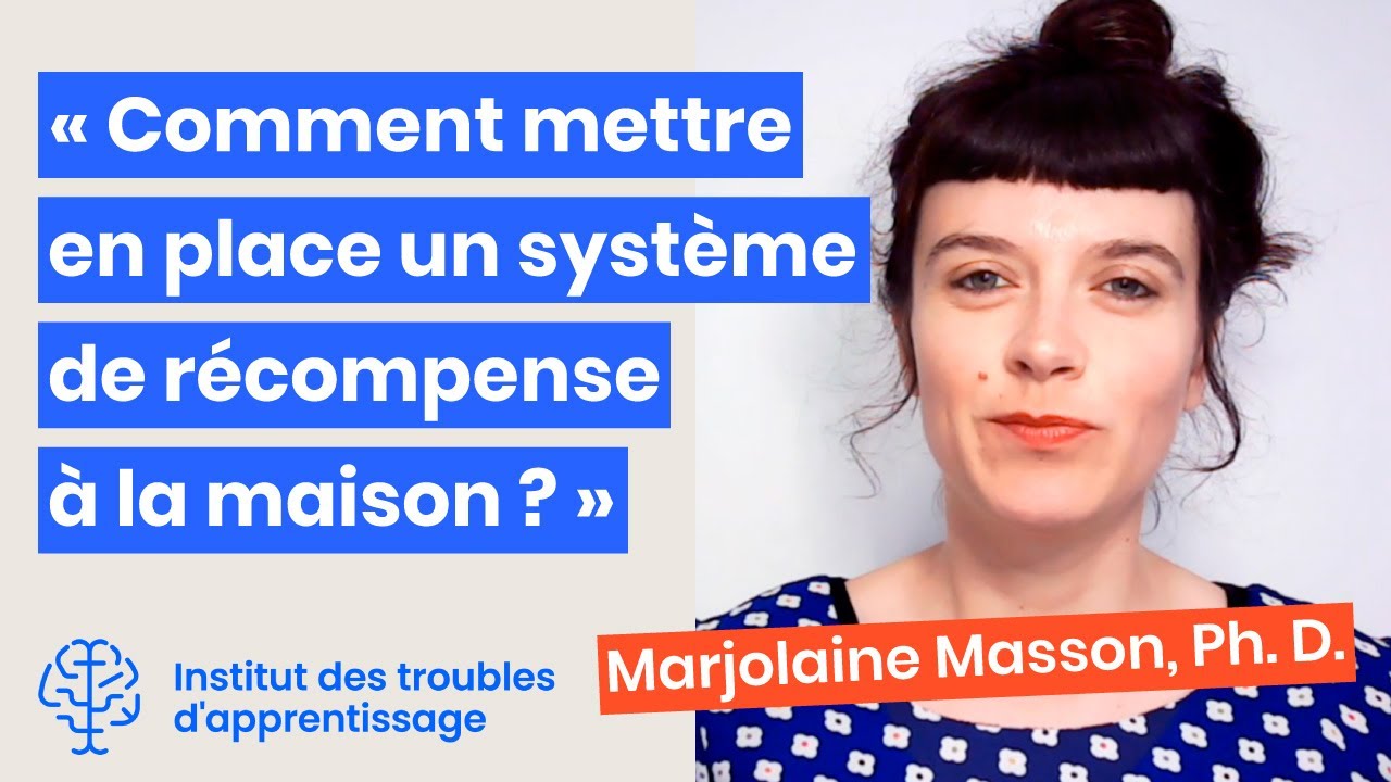 « Comment mettre en place un système de récompense à la maison ? » - Institut TA