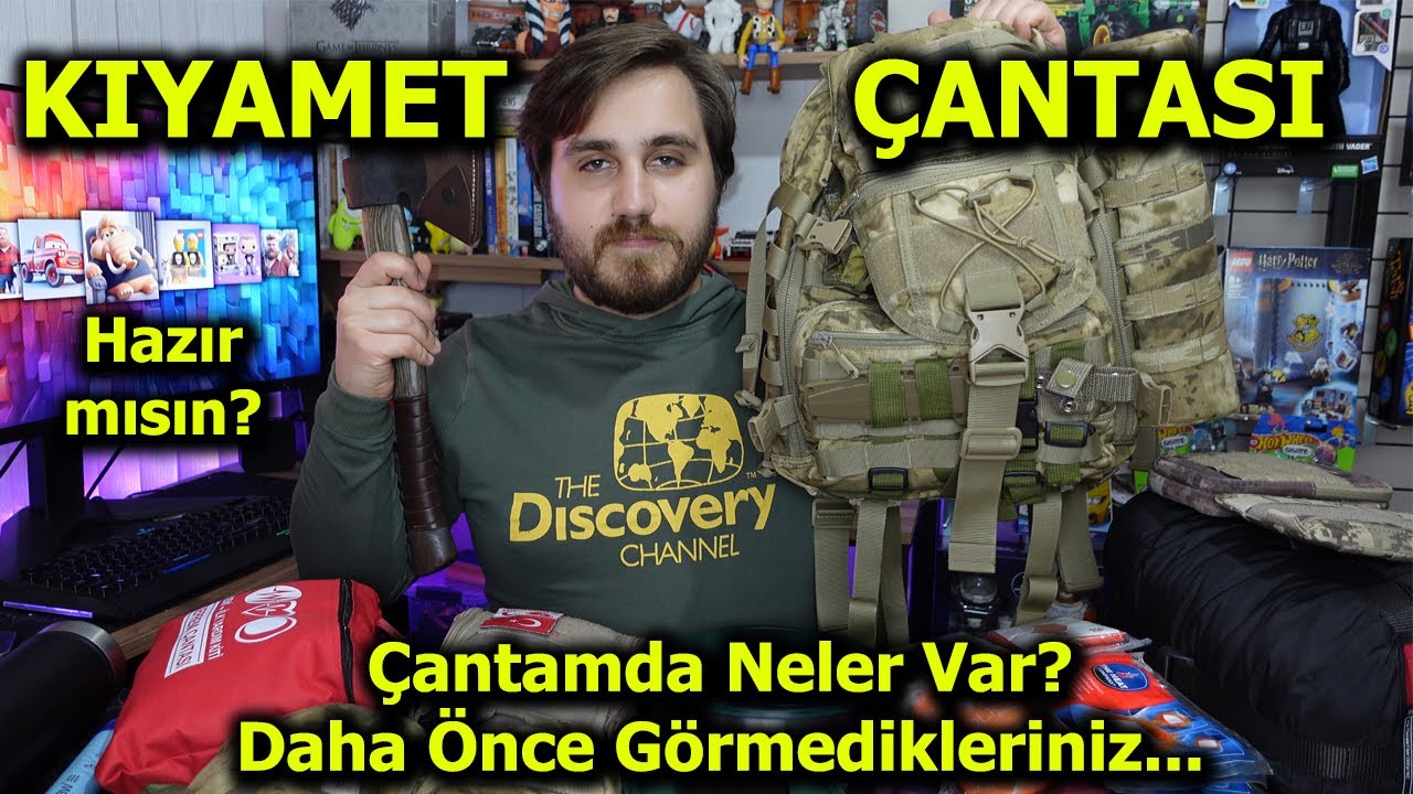 Kıyamet Çantası Hazırlamak! Daha önce görmedikleriniz.. Çantamda Neler Var? | Ürün İncelemesi