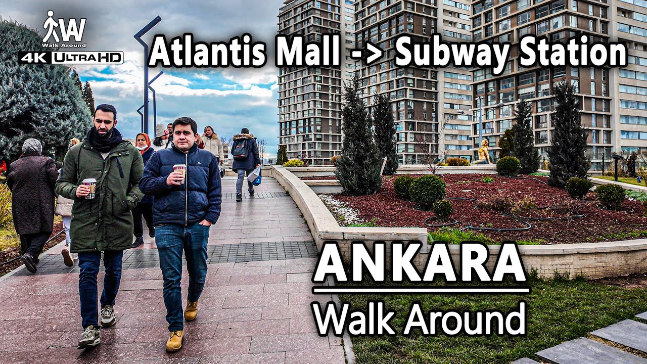 Ankara Batıkent Atlantis AVM 4K Yürüyüş Turu | Explore Vibrant Mall