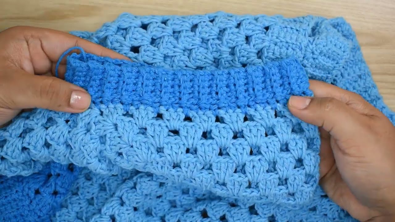 🧶Punto puño o punto elástico para terminaciones de proyectos tejidos a Crochet🧶