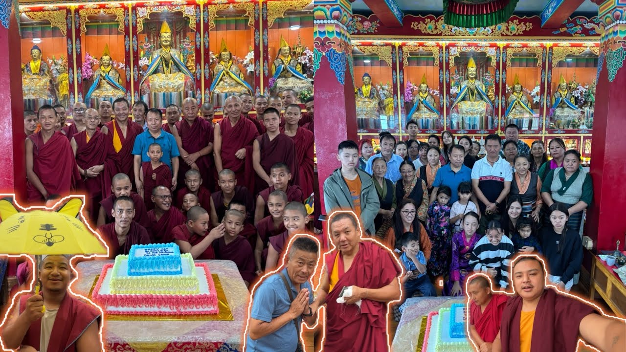 Celebrating His Holiness 🎂 birthday 📿💐