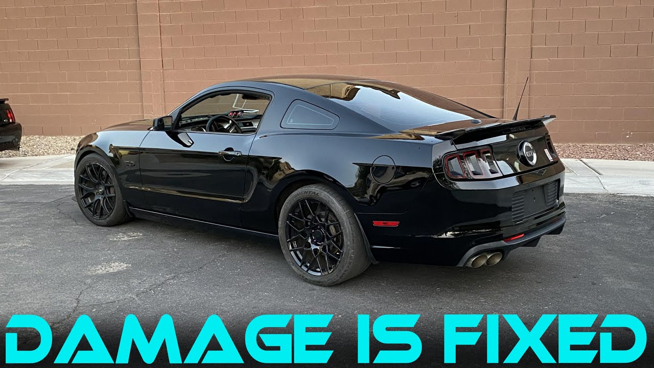 Quarter Panel Damage on Rare Ford Mustang GT has Been Repaired - Part 5