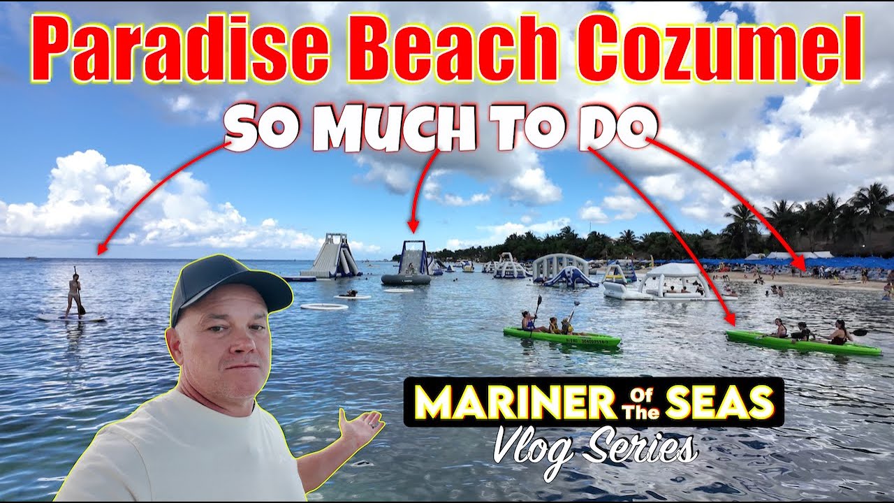 Paradise Beach: Is There A Better Beach Day At Cozumel. 7 Year Old Has Her Best Day Ever #1 4K Video