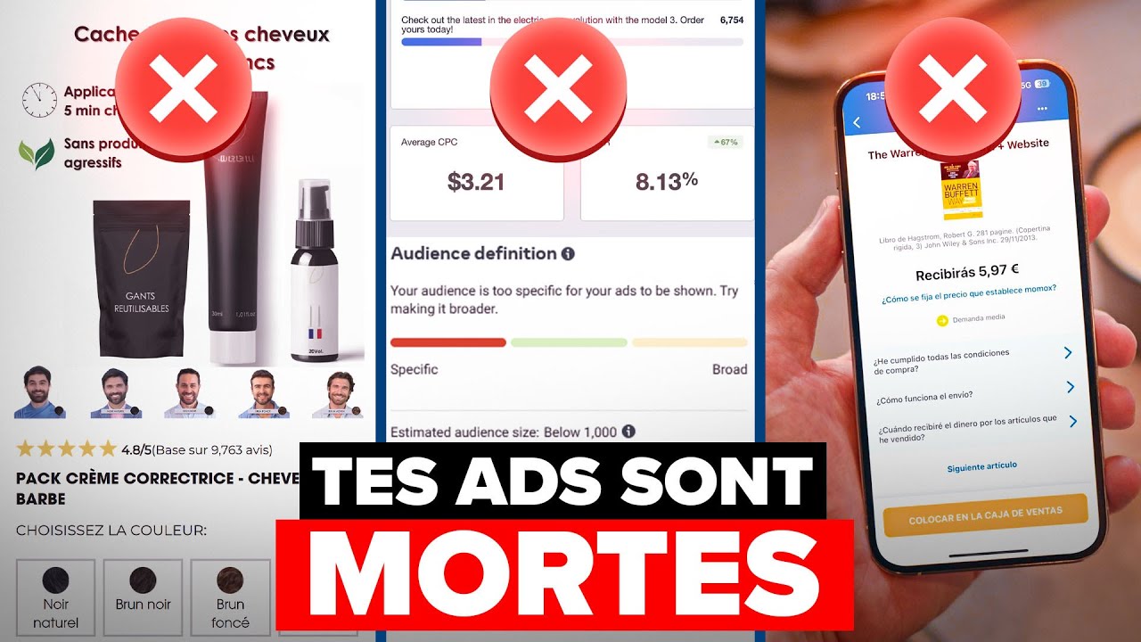 Ces 11 erreurs vont RUINER tes Facebook Ads !