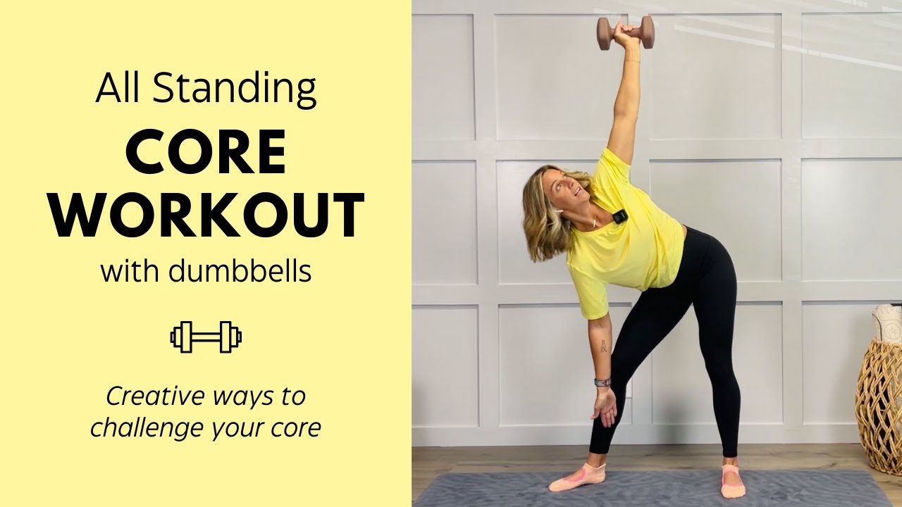 All Standing Core Workout - Creative moves to challenge your abs and core