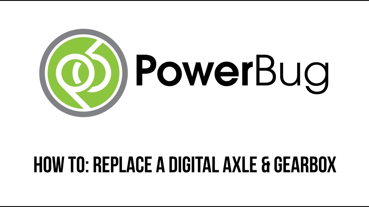 How To: Replace an Axle & Gearbox