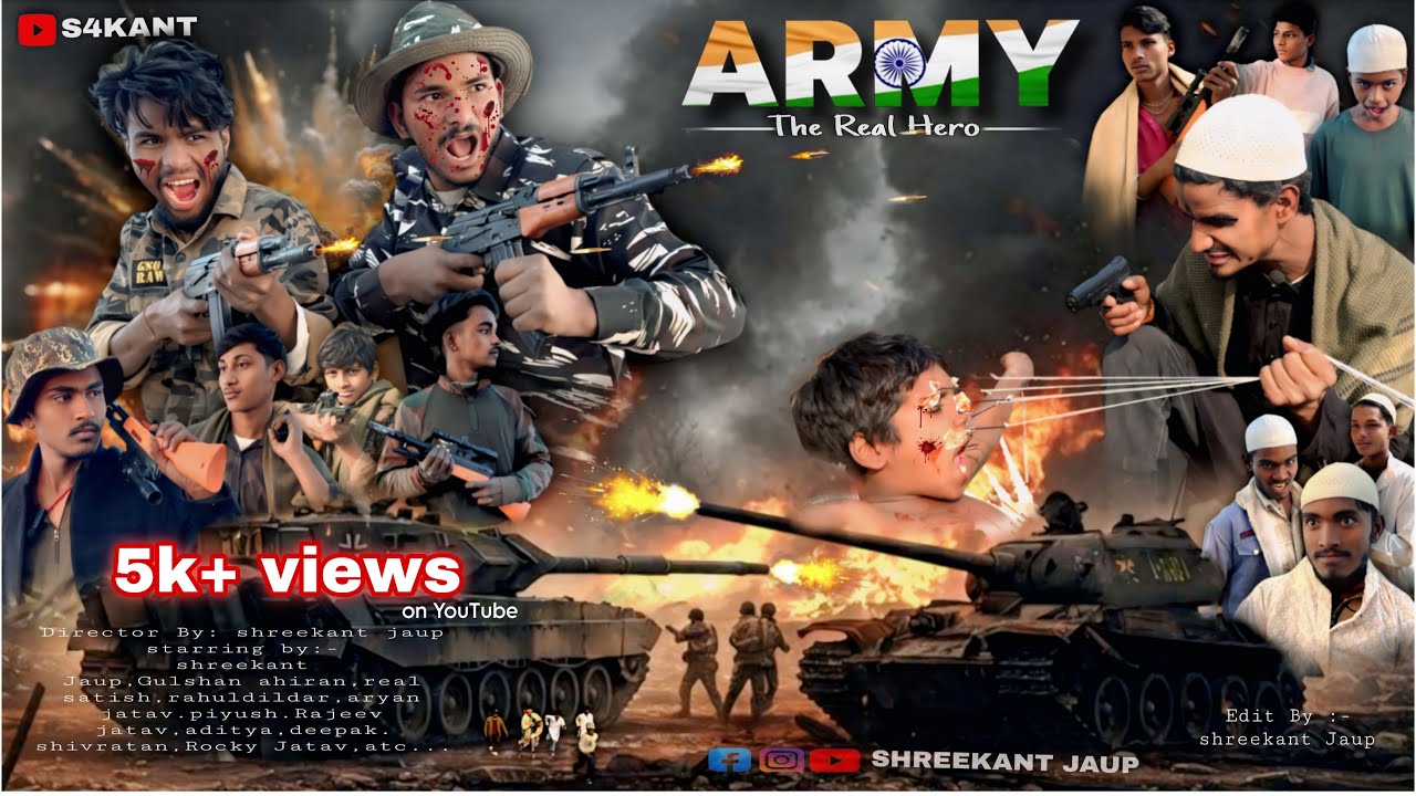 ARMY THE REAL HERO | Best Indian Army Emotional Full Movie 2026 | Shreekant Jaup | Desh Bhakti Video