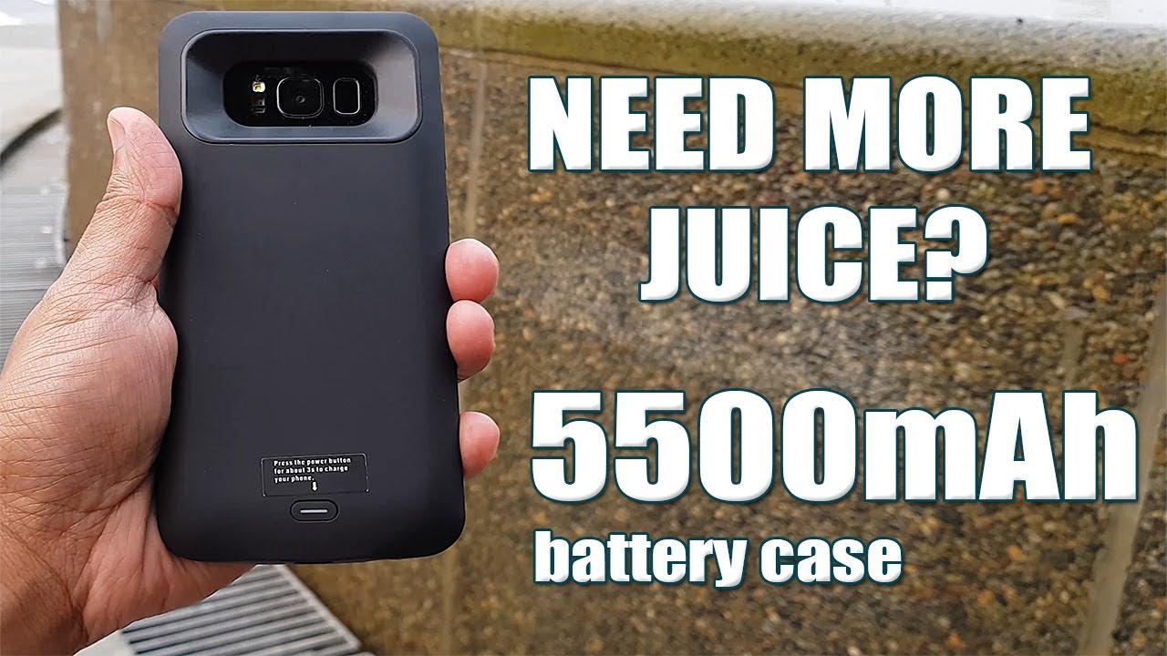 Galaxy S8 Plus 5500mAh Battery Case - Need More Juice To Get You Through The Day? [4K] 21:9