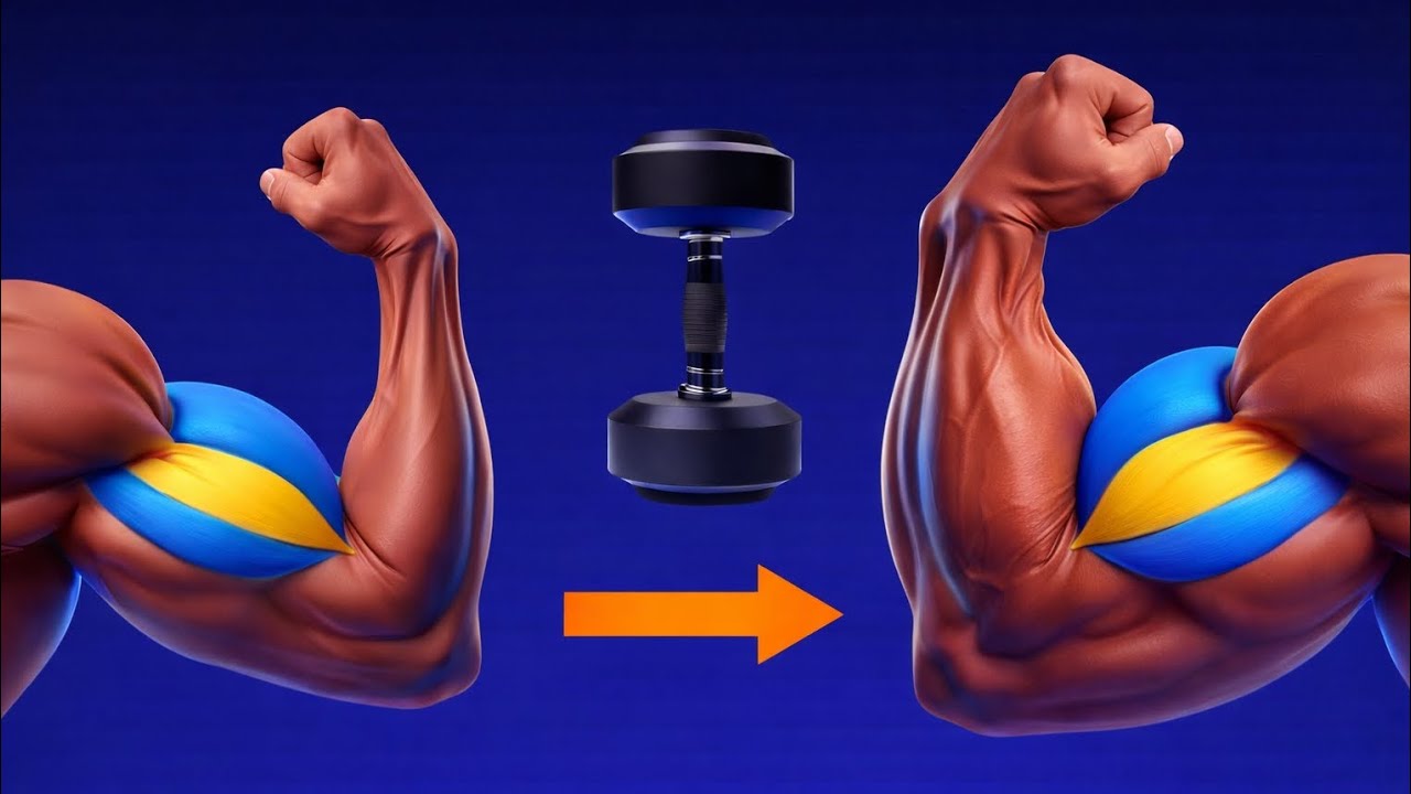 7 Effective Dumbbell Exercises to Grow Bigger Biceps Naturally 💪 | Fast Biceps Workout