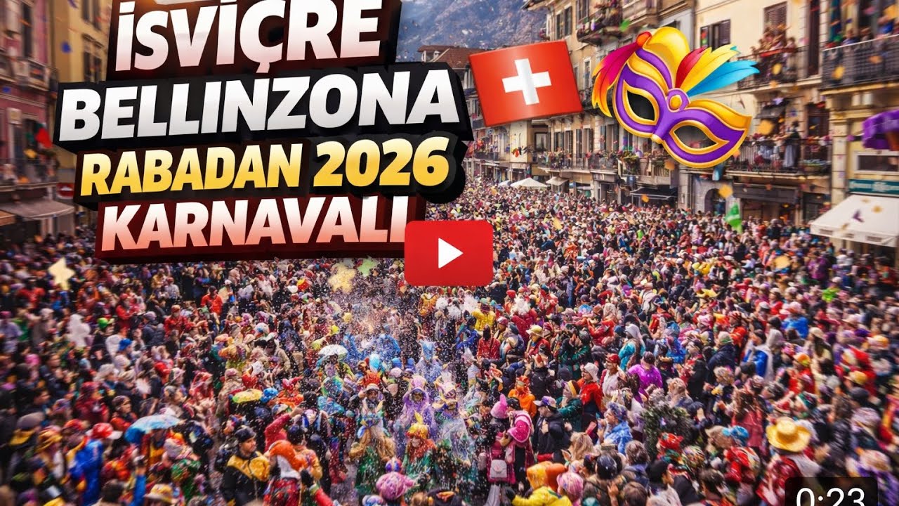 Bellinzona Rabadan Karnavalı 2026 | İsviçre’den Renkli Şov!