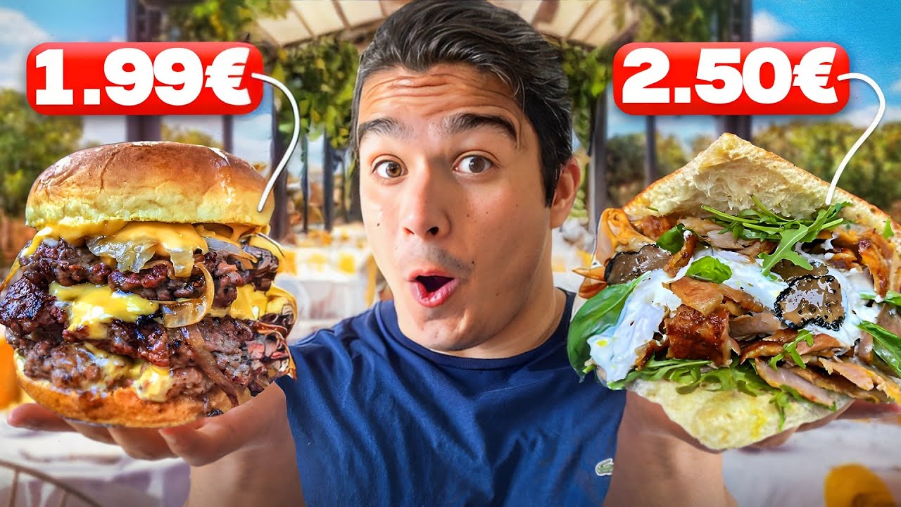 5 Restaurants à MOINS DE 5€ en FRANCE !