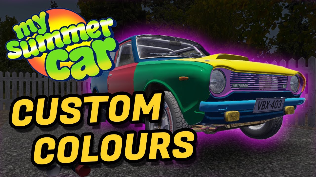 How to Paint Your Satsuma Custom Colors in My Summer Car!