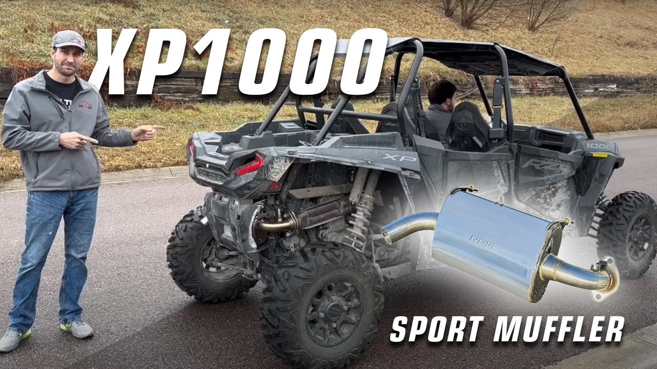 BEST Sounding XP1000 RZR Muffler! RPM SxS Sport Muffler 15-23 XP 1000