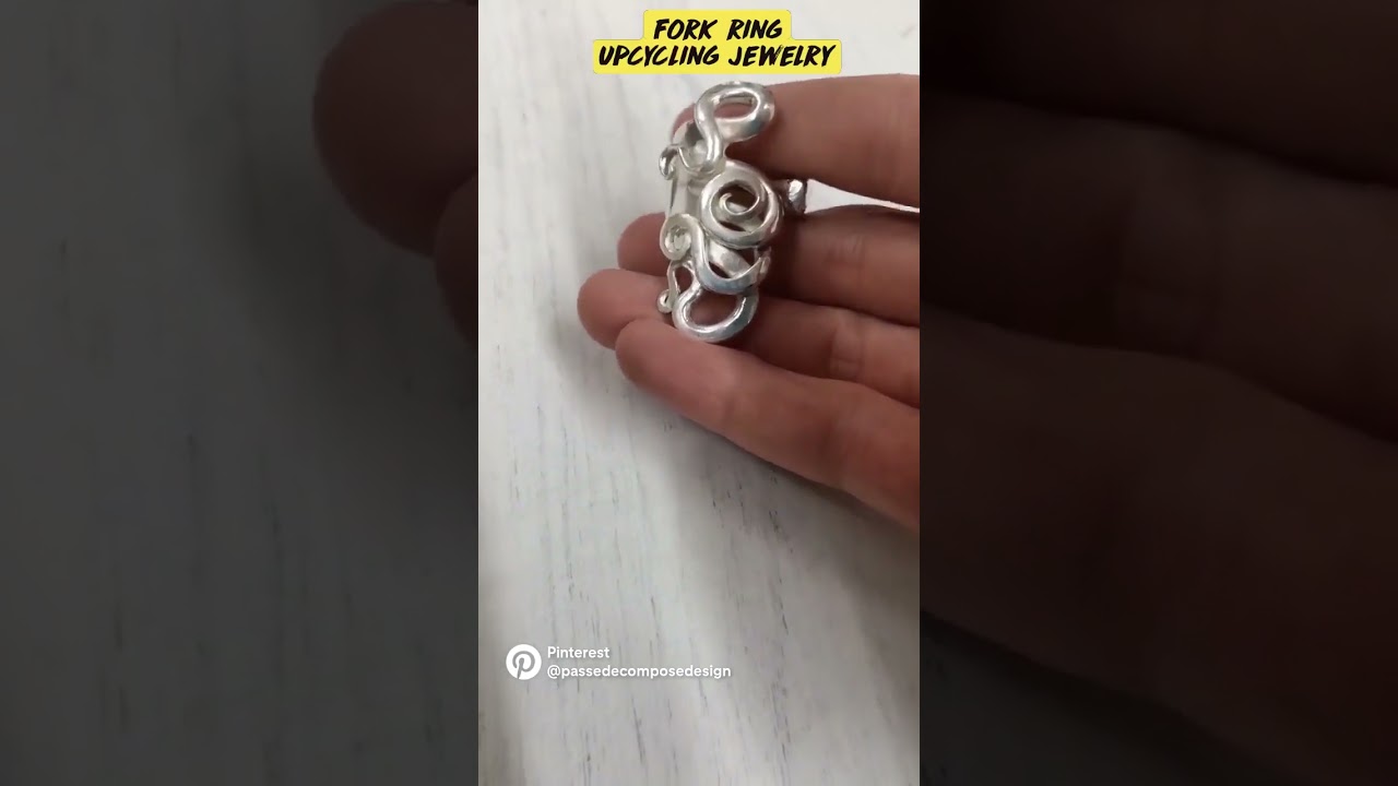 upcycling jewelry-fork ring-