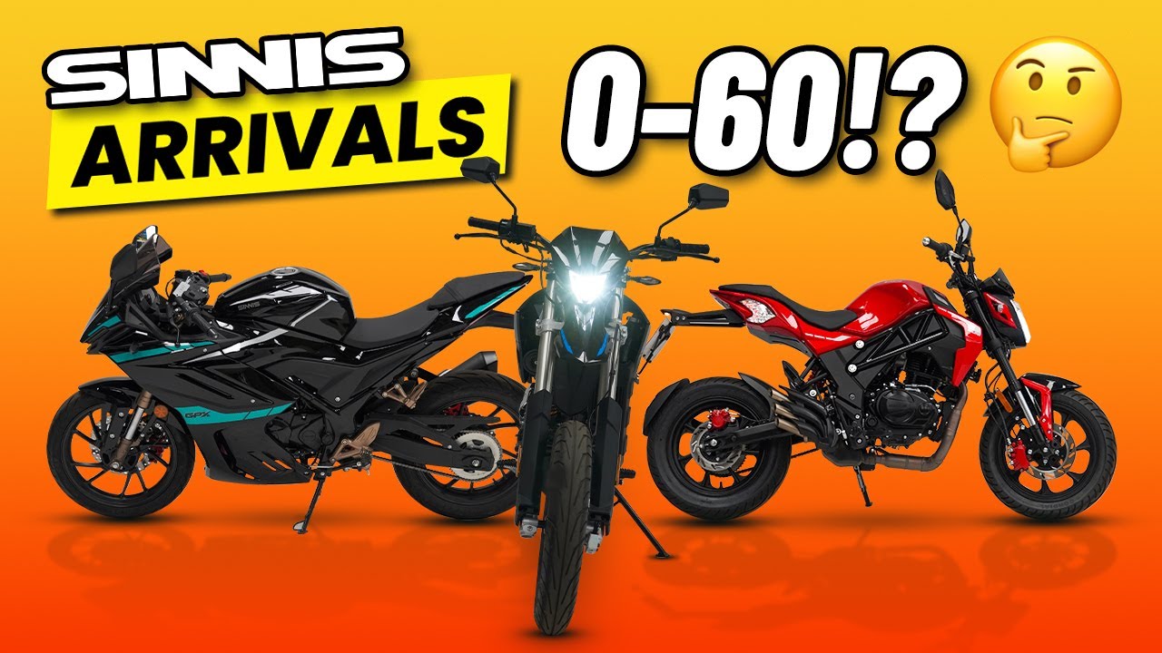 Sinnis Budget Friendly Motorcycles DELIVERED! But how quick are they 0-60!?