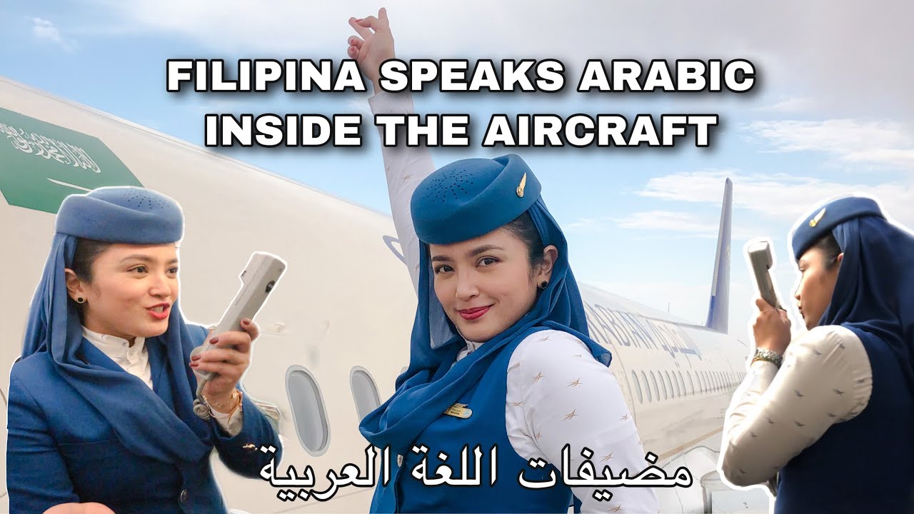 Filipina Speaks Arabic inside the Aircraft | Last Flight As a Crew