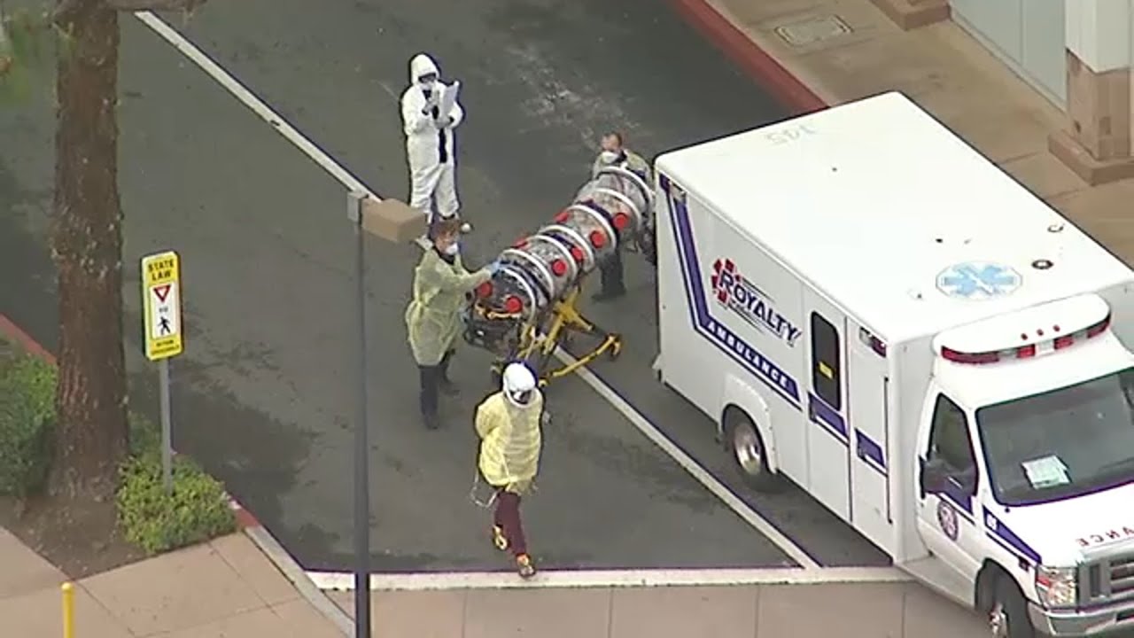 Coronavirus patient arrives at OC hospital in negative pressure isolation chamber I ABC7