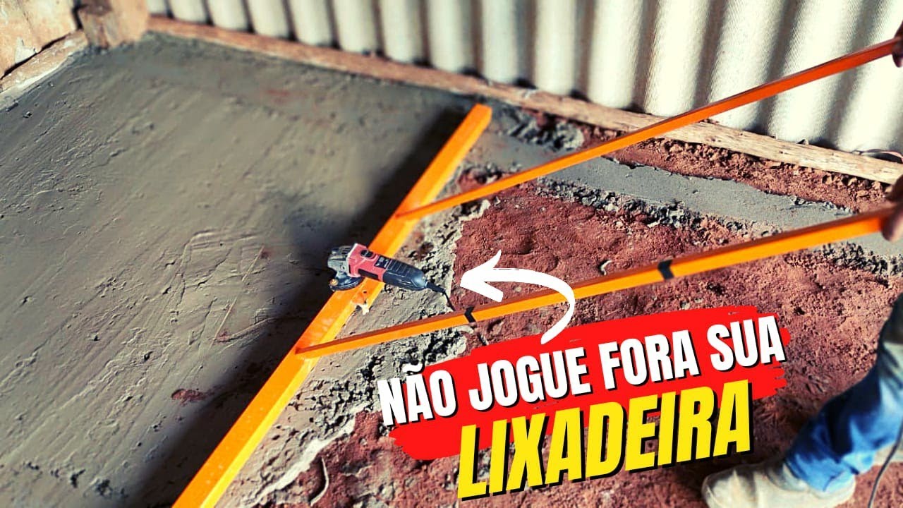 Pedreiro inventa uma régua elétrica