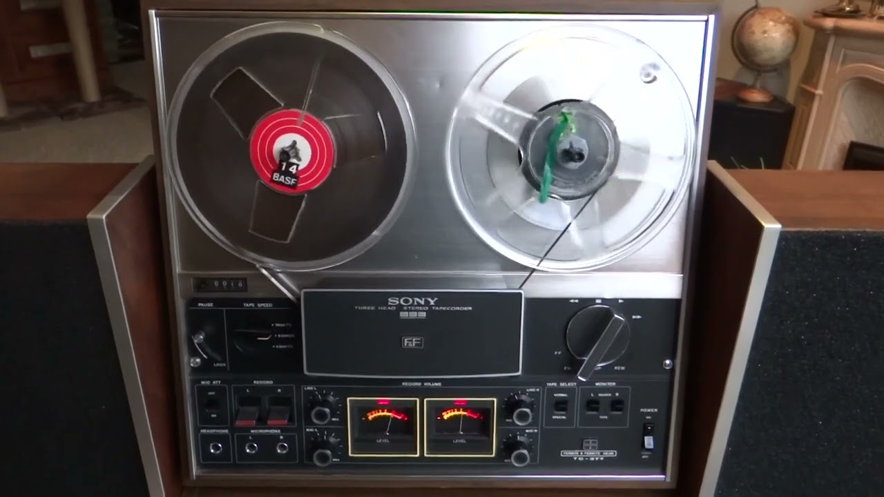 Sony Reel to Reel TC377 & Sony SS-23 Speakers TEST