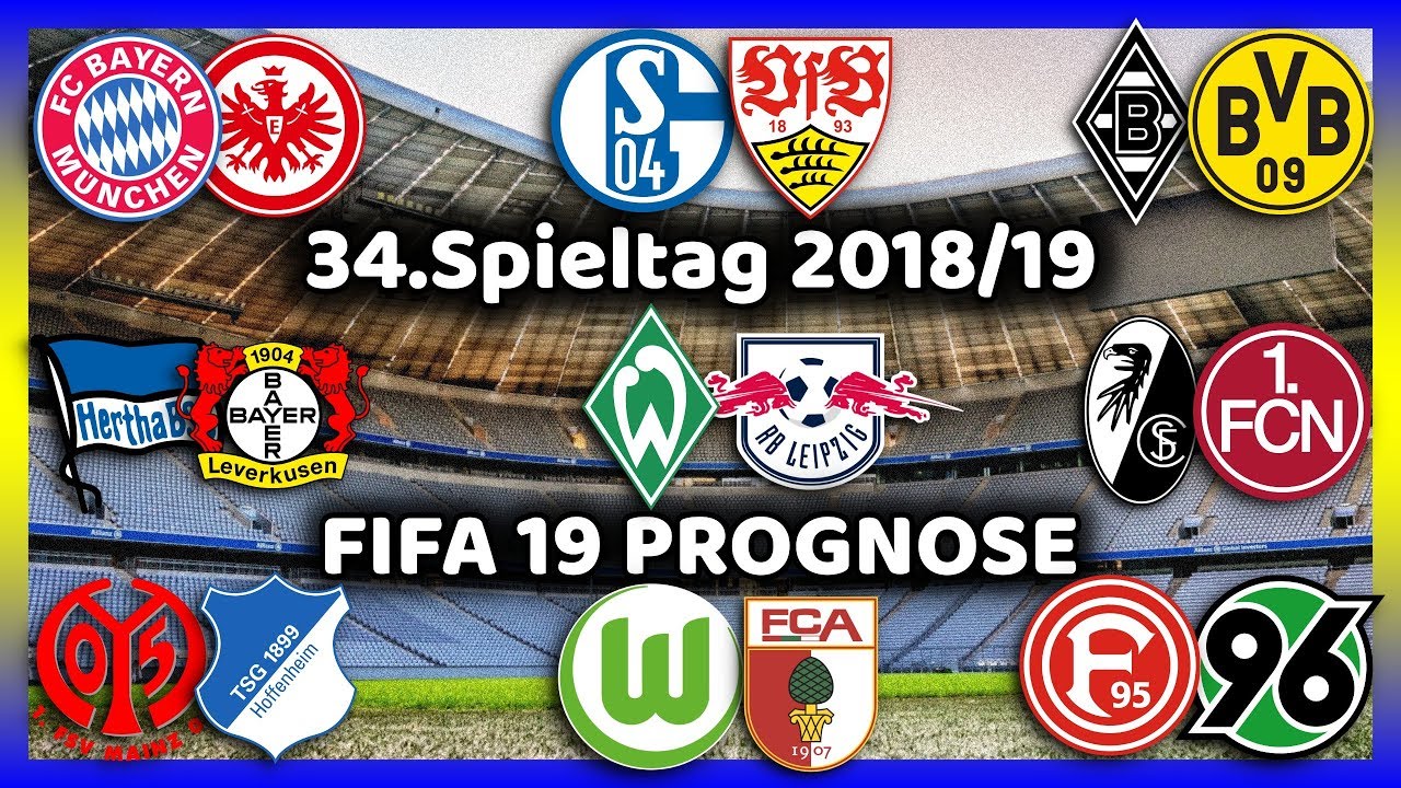 34.Spieltag - Die große Konferenz (Alle 9 Spiele) - Bundesliga Prognose I FIFA 19 [FULL HD]