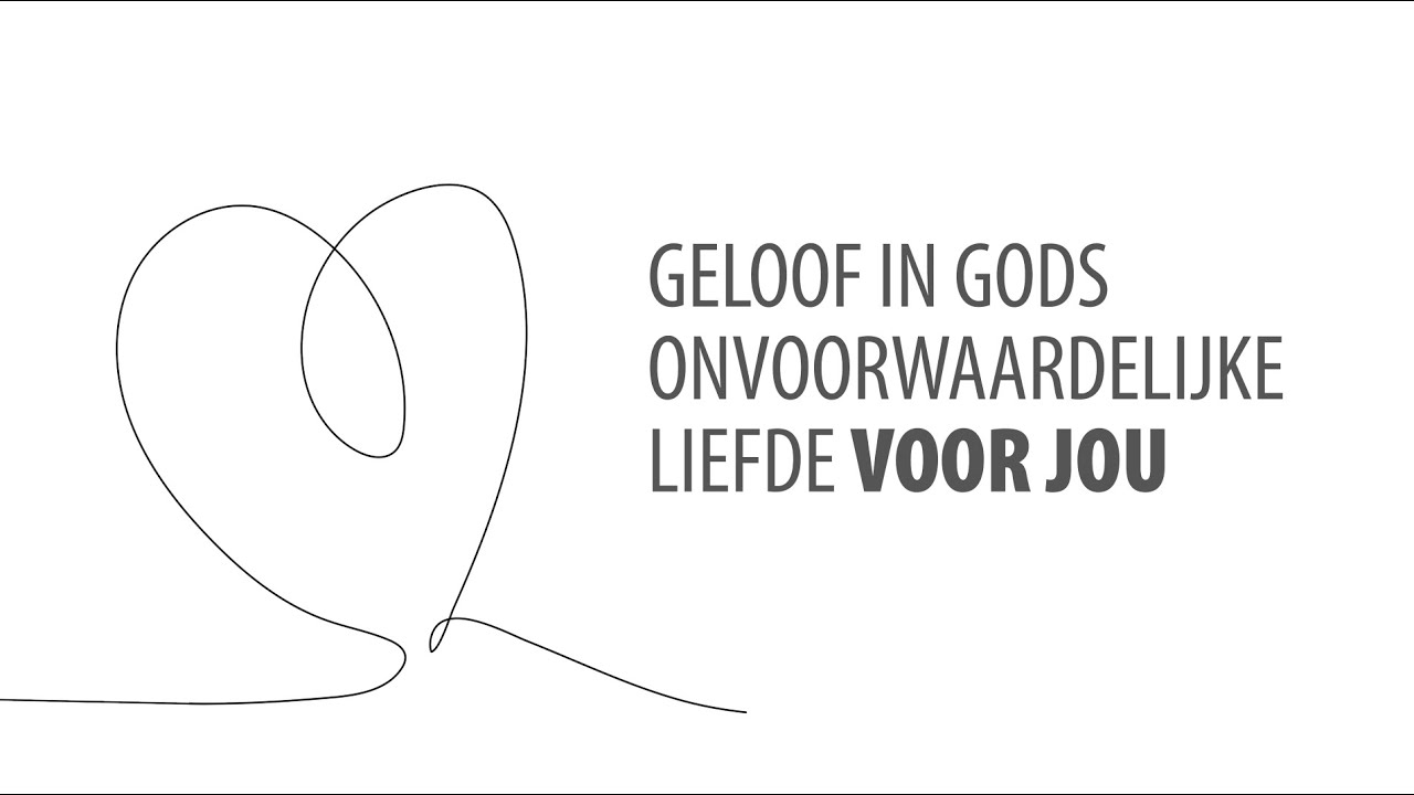 God is niet teleurgesteld in jou