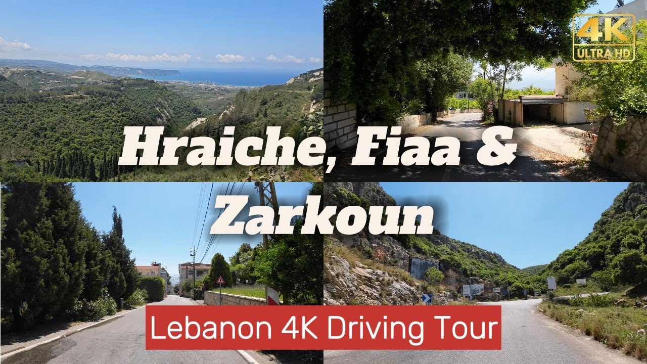 Driving Through koura (Hraiche, Fiaa & Zarkoun) | Scenic North Lebanon in 4K 60fps