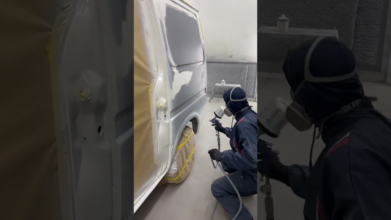 Ford Transit Mk5 Transit respray the full video