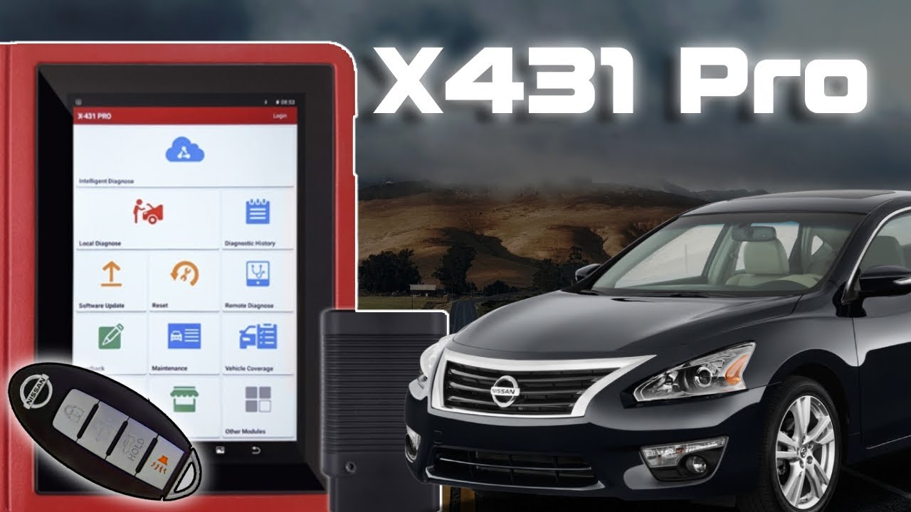 Duplicado de Llaves Nissan-Launch X-431 Pro