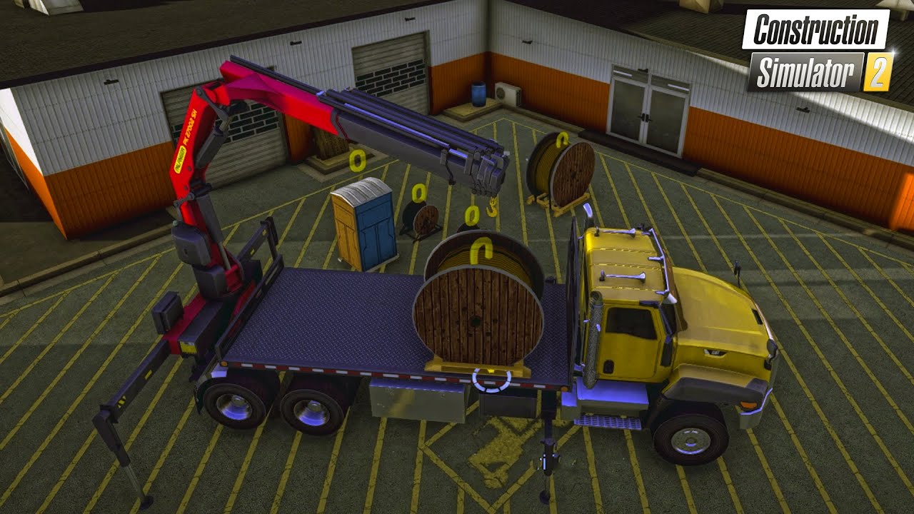 Construction Simulator 2 Petrol Yatağına Malzeme Teslimatı Yapıyoruz