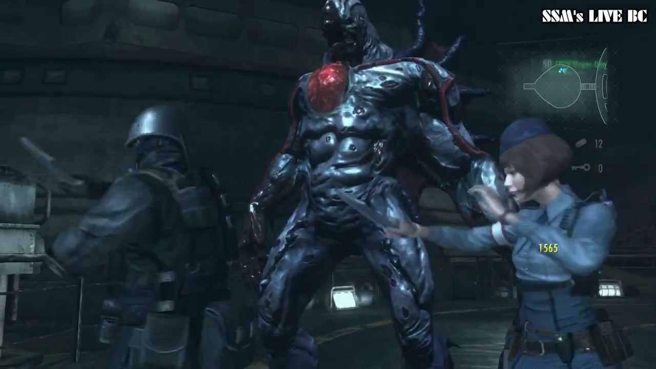 (Ghost Ship - All BP Stars, Genocide) Resident Evil Revelations Raid Mode - Hunk, Jessica(FBC) Co-op