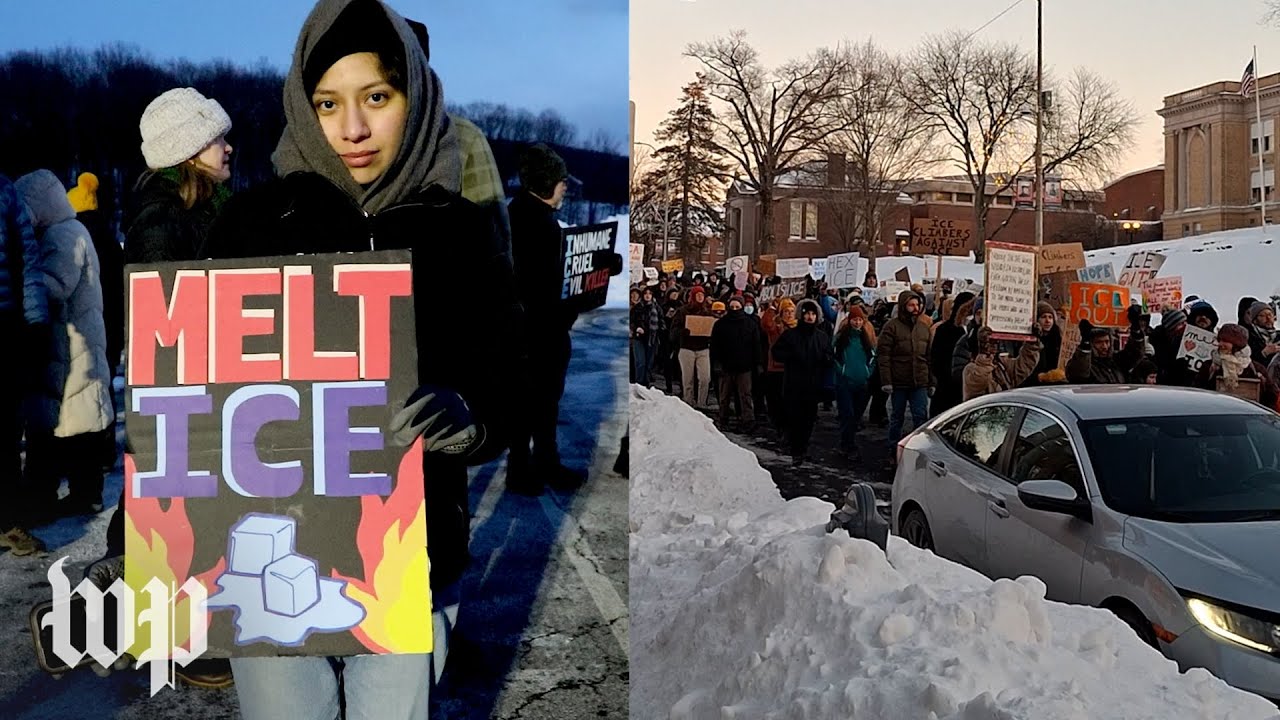 ICE protests spread beyond big cities