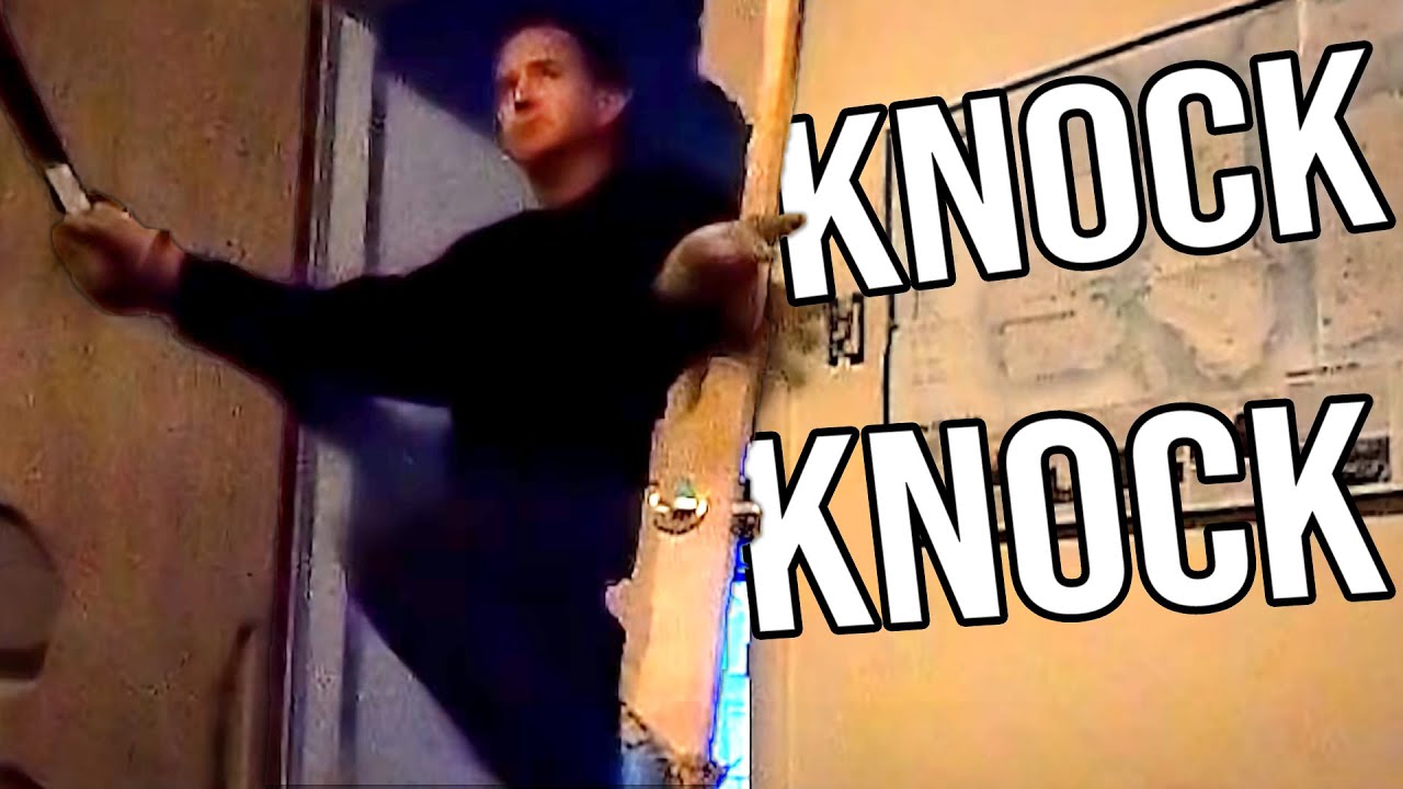 Insane Neighbor Busts Through Door To Attack Couple