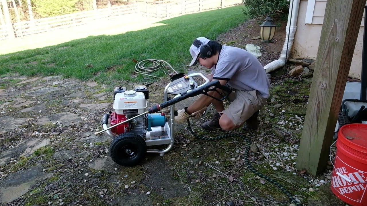Simpson ALH3228 pressure washer first startup
